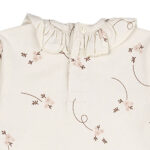 T-shirt lange mouw Flo - Summer Flowers - White Alyssum - Gebroken wit - Frogs and Dogs