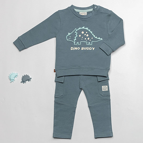 Setje sweaters & cargopants. Collectie Nice Team Frogs and Dogs