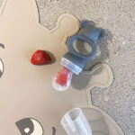 Fruitvoederfopspeen Bering Sea met siliconen punt, muismotief handvat en beschermkap