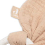 Bijtring Bunny Ears van Jollein in moonstone met siliconen ring en zachte stoffen oortjes