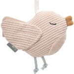 Jollein activiteitenspiraal Lovely Birds in ivory met figuren, belletje en spiegeltje