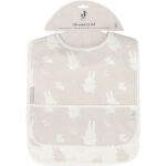 Set van 2 waterproof slabbetjes van Jollein met Nijntje & Snuffy print en opvangbakje