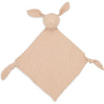 Jollein speendoekje Bunny Ears Moonstone in de vorm van een konijntje van hydrofiel katoen