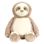 Cubbies knuffel Sloth Clingy met zachte vacht en verborgen rits voor uitneembare vulling