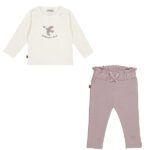 Frogs and Dogs Follow Your Heart set met shirt Bird Jet Stream en broekje Nirvana