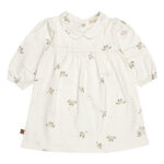 Frogs and Dogs baby & peuterjurkje Follow Your Heart Jet Stream met vogeltjesprint en ronde kraag