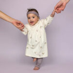 Frogs and Dogs rib haarband Nirvana paars met strik