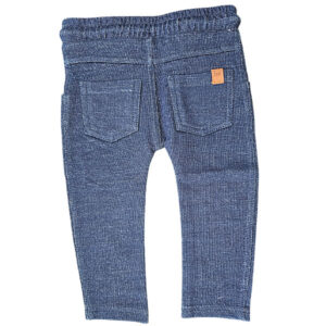 Tweedehands Frogs and Dogs legging donkerblauw met spijkerbroeklook en elastische tailleband