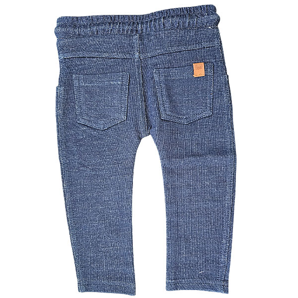 Tweedehands Frogs and Dogs legging donkerblauw met spijkerbroeklook en elastische tailleband