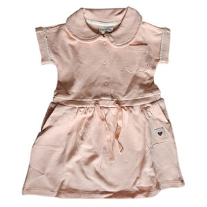 Frogs and Dogs zalmkleurig jurkje Beautiful Hearts showmodel