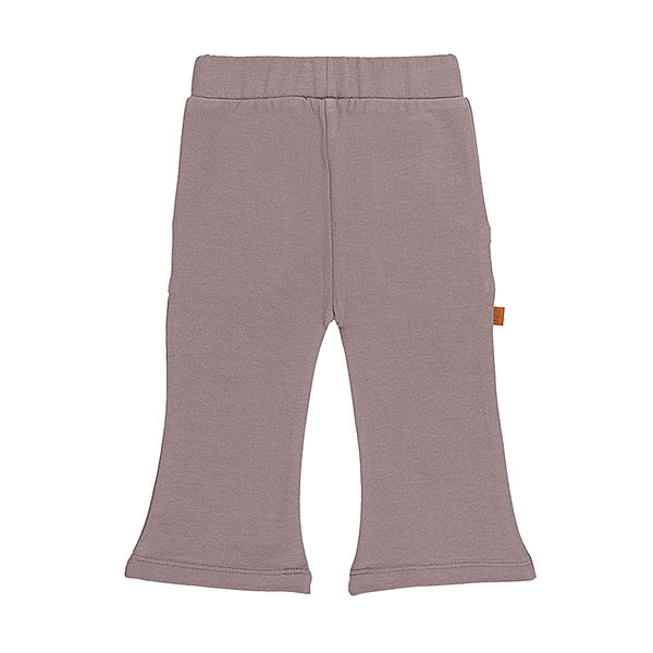 Frogs and Dogs kinderbroek flair pants Shark paars met steekzakken en uitlopende pijpen