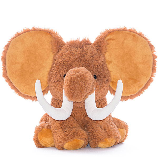 Cubbies Mammoth Dumble knuffel Maximus Snuggletusk met slurf en witte slagtanden