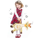 Cubbies giraf Juniper met bruine vacht en crème buik uit de Classic Range