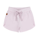 Frogs and Dogs baby & kindershort lila met elastische tailleband en striklint