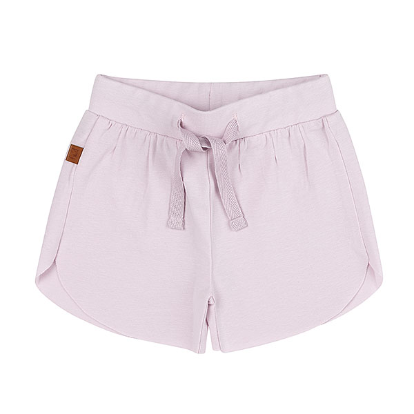 Frogs and Dogs baby & kindershort lila met elastische tailleband en striklint