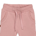 Frogs and Dogs baby & peuter joggingsbroek Zephyr Rose met elastische tailleband en striklint uit de Ballerina collectie