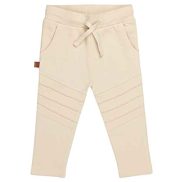 Frogs and Dogs baby & peuter bikerpants Sand Shell beige uit de Happy with You collectie met bikerstiksels en zakken