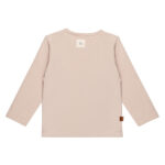 Frogs and Dogs baby & kindershirt Dancing Queen sepia rose met lange mouwen en opdruk uit de Ballerina collectie