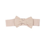 Frogs and Dogs babyhaarband Ballerina Sepia Rose met brede band en grote strik