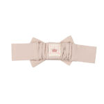 Frogs and Dogs babyhaarband Ballerina Sepia Rose met brede band en grote strik
