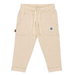 Frogs and Dogs Play All Day baby & peuterbroek Smoke Gray beige tint met steekzakken en 2 kontzakken achter