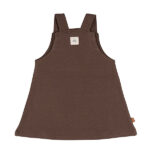 Frogs and Dogs baby & peuterjurkje Ballerina Bow Seal Brown met strikjes in sepia rose