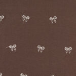 Frogs and Dogs baby & peuterjurkje Ballerina Bow Seal Brown met strikjes in sepia rose