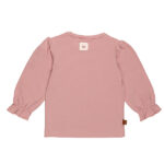 Frogs and Dogs baby & peutershirt Zephyr met geborduurd kroontje en ruffle mouwtjes uit de Ballerina collectie