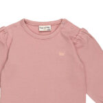 Frogs and Dogs baby & peutershirt Zephyr met geborduurd kroontje en ruffle mouwtjes uit de Ballerina collectie