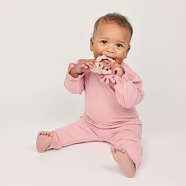 Frogs and Dogs baby & peutershirt Zephyr met geborduurd kroontje en ruffle mouwtjes uit de Ballerina collectie