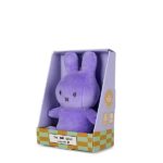 Lila Nijntje knuffel van Bon Ton Toys in de kleur Bright Lilac, 10 cm hoog en gemaakt van zachte stof.