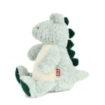 Cubbies Scaley Dan alligator knuffel met groene pluche vacht, beige buik en donkergroene schubben.