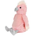 Cubbies Captain Caw Caw roze kaketoe knuffel met grijze snavel, pluizige kuif en zachte vleugels uit de Baby Range.