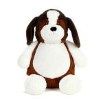 Cubbies Maple beagle. Zachte pluche knuffel met ritssluiting en wasbare vulling. Handgemaakt, duurzaam en geschikt voor alle leeftijden.