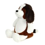 Cubbies Maple beagle. Zachte pluche knuffel met ritssluiting en wasbare vulling. Handgemaakt, duurzaam en geschikt voor alle leeftijden.