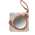 Jollein zacht babyboekje met diertjes in neutrale kleuren biscuit en nougat