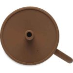 Jollein siliconen drinkbeker caramel met oor, dop en rietje