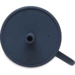 Jollein siliconen drinkbeker jeans blue met oor, dop en rietje