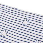 Jollein x Nijntje hydrofiele doeken 70x70 cm in Navy Blue met witte streepjes en Nijntje gezichtjes, set van drie zachte katoenen doeken.