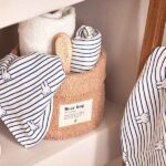 Jollein x Nijntje hydrofiele doeken 70x70 cm in Navy Blue met witte streepjes en Nijntje gezichtjes, set van drie zachte katoenen doeken.