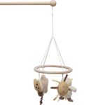 Jollein babymobiel van teddy met zonnetje, eendje en lieveheersbeestje in neutrale kleuren