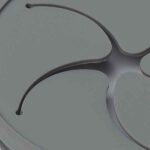 Jollein siliconen snackcup storm grey met spiraaldeksel en handgreep