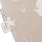 Jollein Jersey babyslaapzak Olive Green met Miffy & Snuffy print, mouwloos zomer slaapzakje van 90 cm.