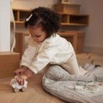 Jollein houten puzzel Farm met zes FSC houten puzzelstukken in boerderijthema