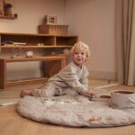 Jollein houten puzzel Farm met zes FSC houten puzzelstukken in boerderijthema