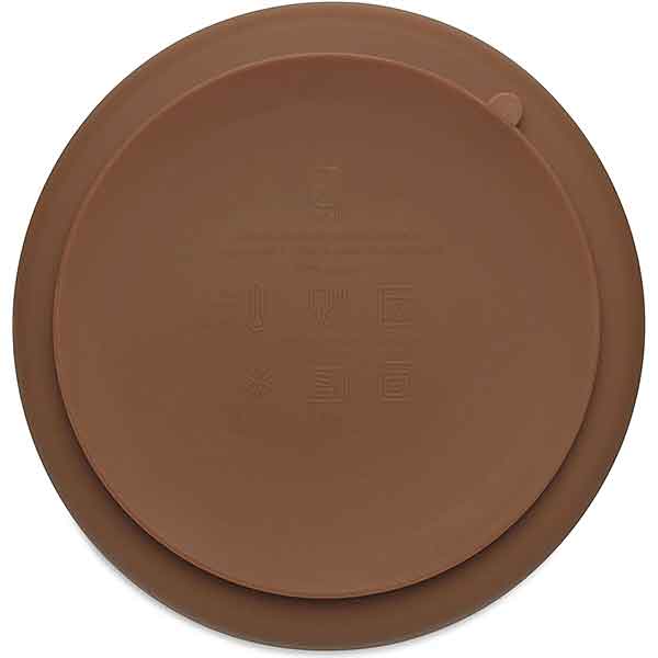 Jollein siliconen bordje caramel met zuignap