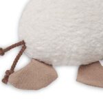 Jollein zacht eendje van teddy in off white en biscuit met rammelaar en knisperpapier