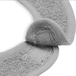 Jollein katoenen slab storm grey van zacht absorberend katoen voor baby’s