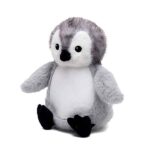 Pingi pinguïn knuffel van Cubbies met grijs wit lichaam zachte vacht en vriendelijk baby ontwerp