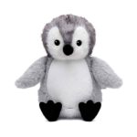 Pingi pinguïn knuffel van Cubbies met grijs wit lichaam zachte vacht en vriendelijk baby ontwerp